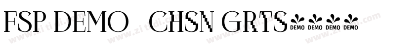 FSP DEMO   Chsn Grts字体转换